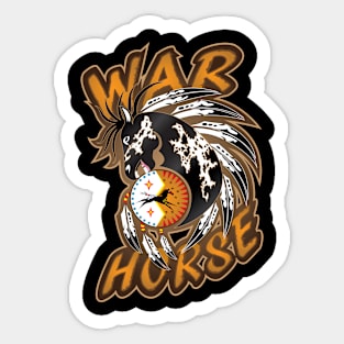 War Horse Shield Sticker